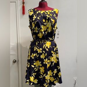 Beautiful blue and yellow flower dress by Alyx